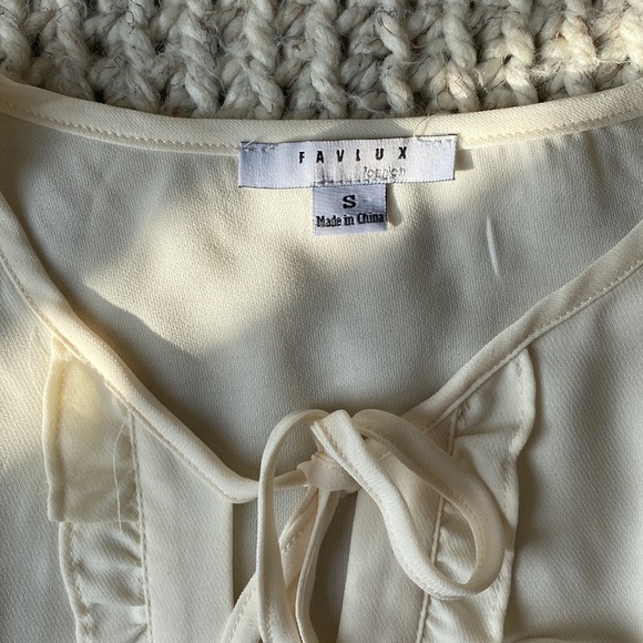 Favlux Fashion Sheer Blouse SM - Picture 4 of 7